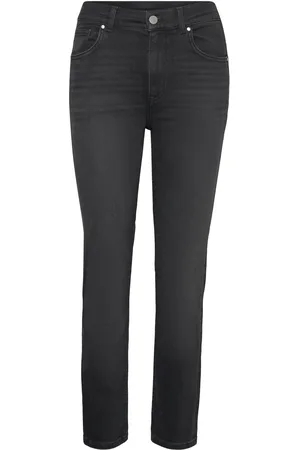 GANT Black Cropped Slim Jeans Black