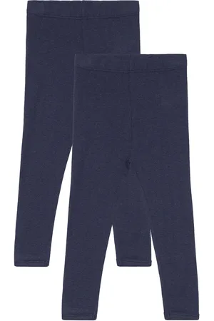 Copenhagen Colors Melange 2-Pack Leggings Navy