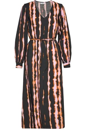 MSCH Mschselfrida Dilvera V Neck Dress Aop Black
