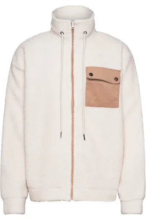 Denim Project Dpcord Detail Teddy Jacket White