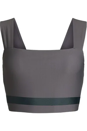 Rethinkit Tenna Crop Top Line Black