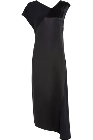 Calvin Klein Naia Shine Midi Dress Black