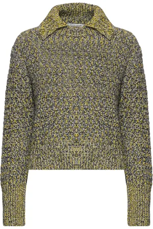 WoodWood Terrie Moulinere Crew Neck Yellow