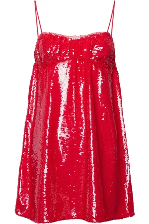 Ganni Sequins Red