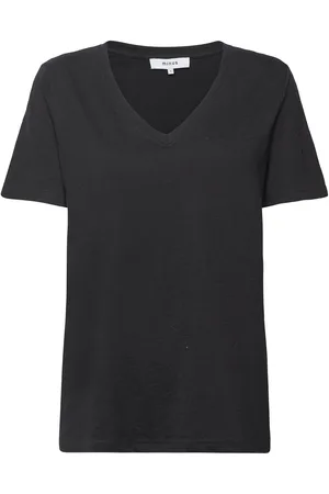 Minus Leti V-Hals T-Shirt Black