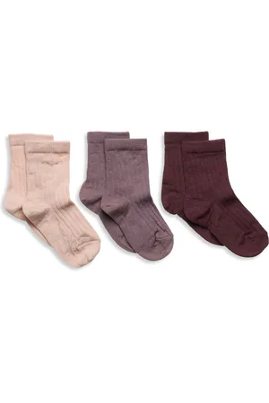 mp Denmark Wool Rib Socks - 3-Pack Patterned