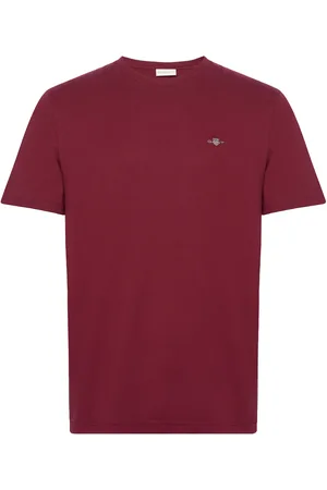 GANT Reg Shield Ss T-Shirt Burgundy