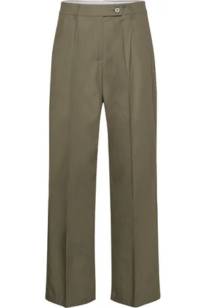 MANGO Wideleg Pleated Trousers
