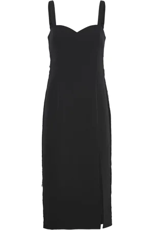 French Connection Echo Crepe Dress Black