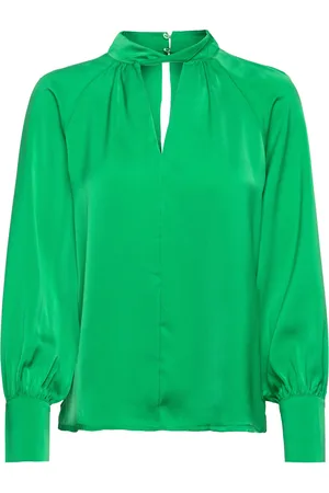 VILA Vielma Halterneck L/S Top Green