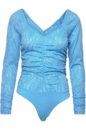 Y.A.S Belana Ls Bodystocking Blue