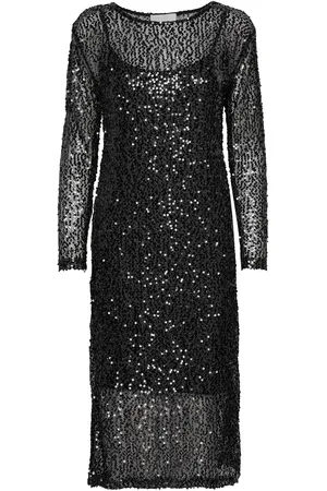 Minus Msmera Glitter Midi Dress Black