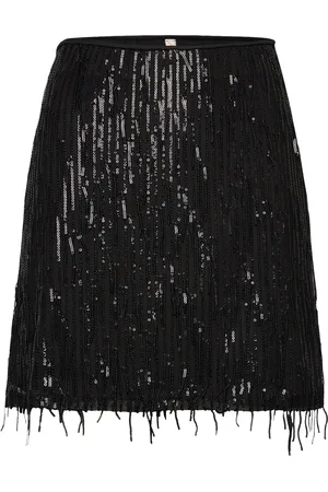 ONLY Onlspacy Short Sequins Skirt Wvn