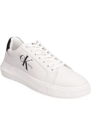 Calvin Klein Chunky Cupsole Mono Lth White