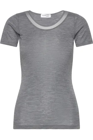 Femilet Juliana T-Shirt Short Sleeve Wool Grey