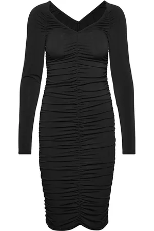 VERO MODA Vmgilsa Ls V-Neck Calf Dress Vma
