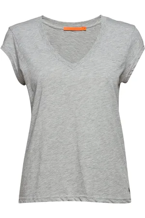 Coster Copenhagen Cc Heart Basic V-Neck T-Shirt Grey