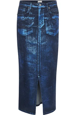 My Essential Wardrobe Aspenmw 153 Skirt Blue