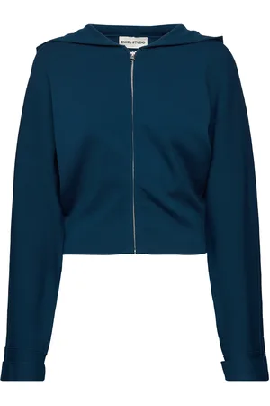 Enkel Studio Esgran Ls Hoodie Knit F Navy