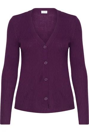VILA Vistara L/S Cardigan /B Purple