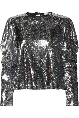 Stella Nova Sequins Blouse Silver