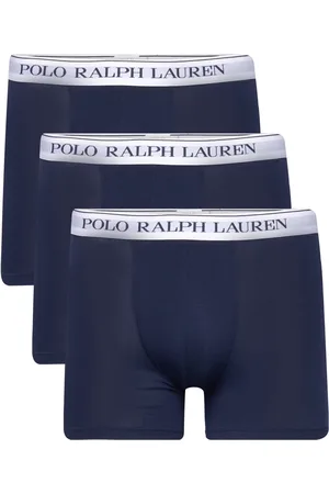 Ralph Lauren Stretch Cotton Boxer Brief 3-Pack Navy