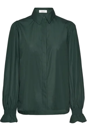 Rosemunde Shirt W/ Smock Detail Green