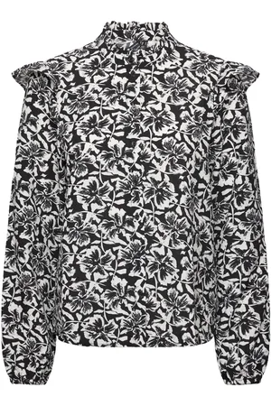 VERO MODA Vmsophia L/S Frill Shirt Wvn Boo