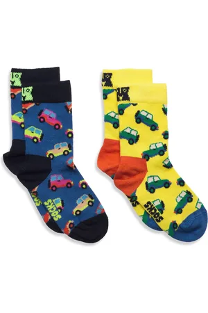 Happy Socks Kids 2-Pack Boozt Gift Set Patterned