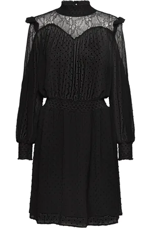 Lollys Laundry Maudell Midi Dress Black