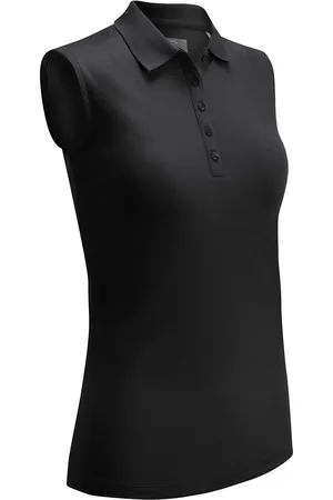 Callaway Sleeveless Knit Polo Black