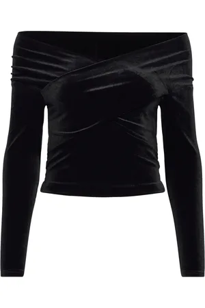 AllSaints Delta Velvet Top