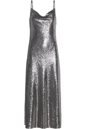 AllSaints Hadley Sequin Dress Grey