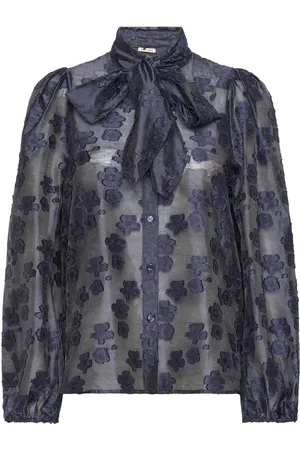 Stella Nova Blouse With Tie Band At Neck