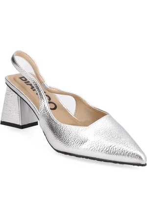 Bianco Biamaralyn Slingback Metallic