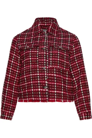 ONLY Carariana Boucle Jacket Otw Red