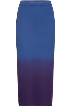 Hosbjerg Maya Dawn Rib Skirt Navy