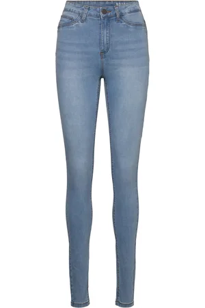Noisy May Nmcallie Hw Skinny Jean Vi059Lb Fwd Noos Blue