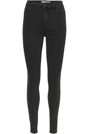 Noisy May Nmcallie Hw Skinny Jean Vi069Dg Fwd Noos Grey