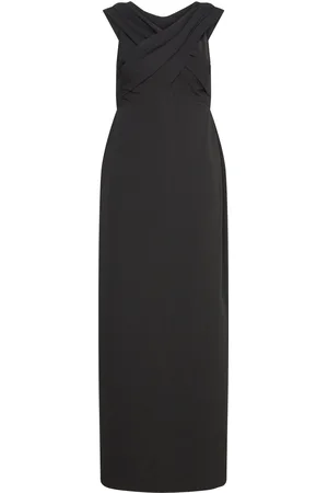 Ralph Lauren Crepe Off-The-Shoulder Gown