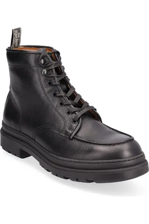 Ralph Lauren Leather Lace-Up Boot