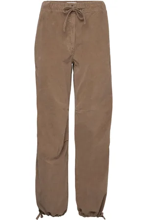 Ganni Washed Corduroy Brown