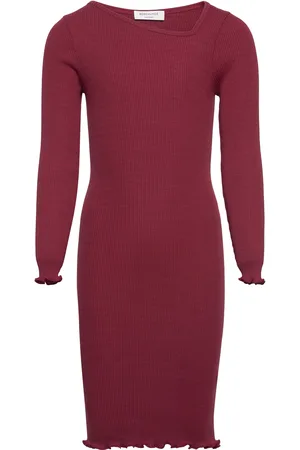 Rosemunde Cotton Dress Burgundy