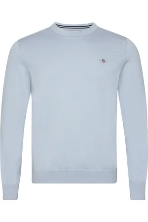 GANT Classic Cotton C-Neck Blue