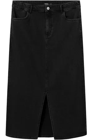 LMTD Nlfnece Dnm Long Skirt Black