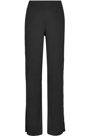 Calvin Klein Straight Knit Pants Black