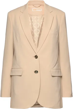 Michael Kors 2 Bttn Mensy Blazer Beige