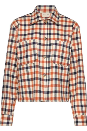 Stella Nova Checked Heavy Shirt Orange