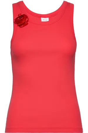 VILA Vimari S/L Tank Top Red