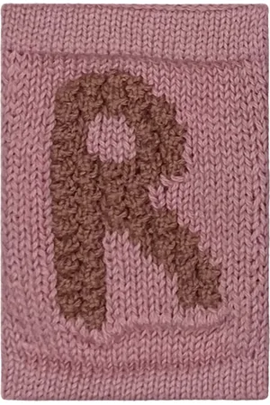 Smallstuff Knitted Letter R, Rose Pink